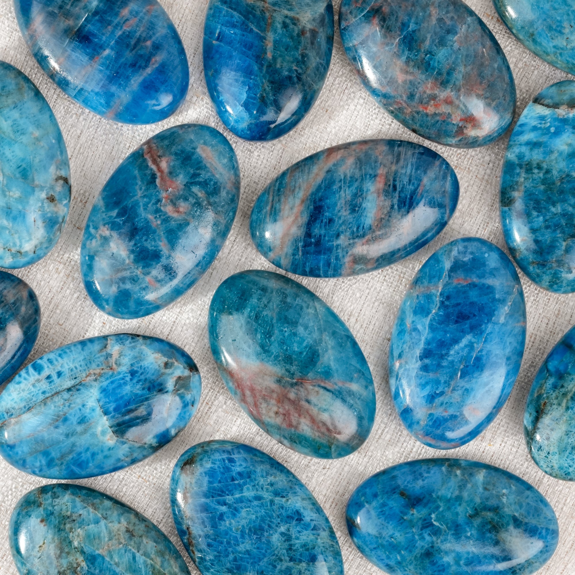 Blue Apatite Palm Stone