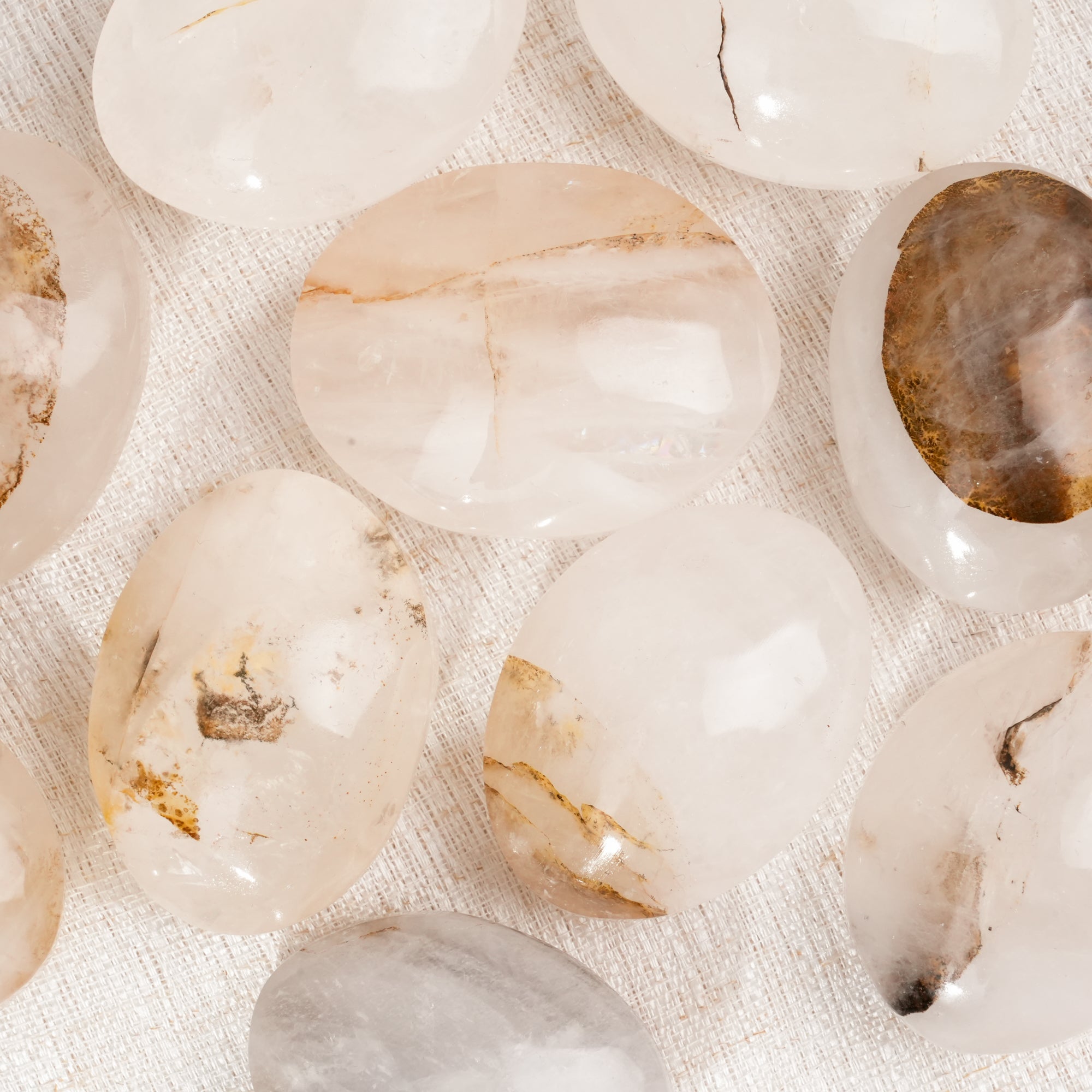 Dendritic Quartz Palm Stone