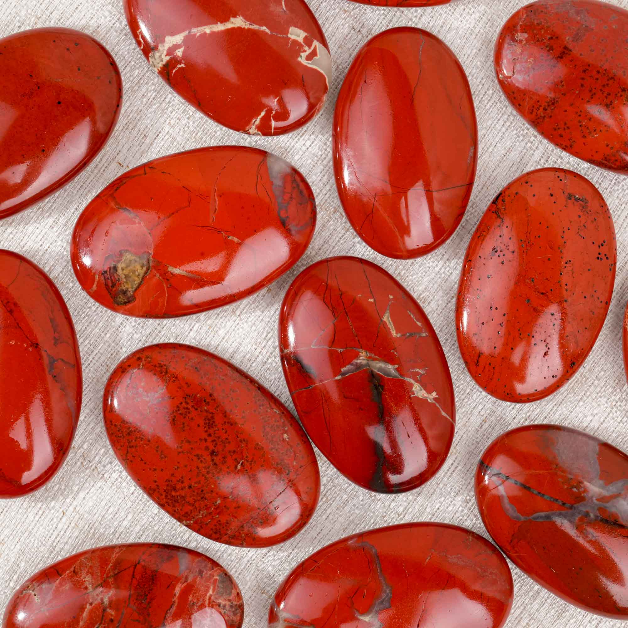 Red Jasper Palm Stone