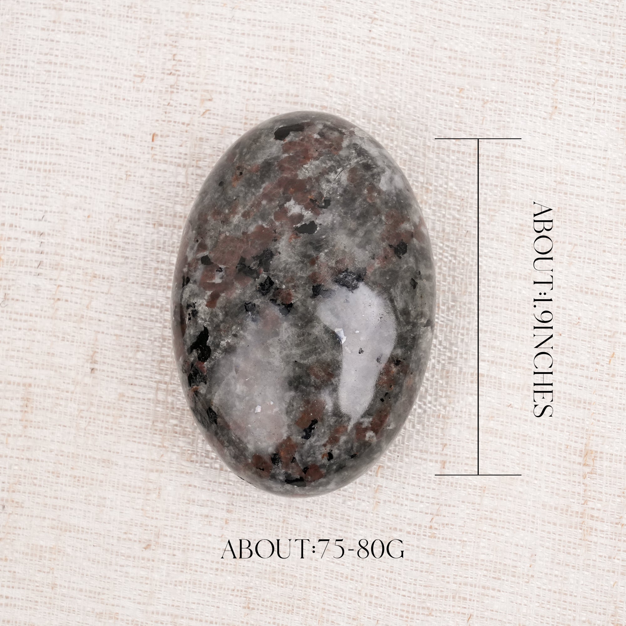 Yooperlite Palm Stone