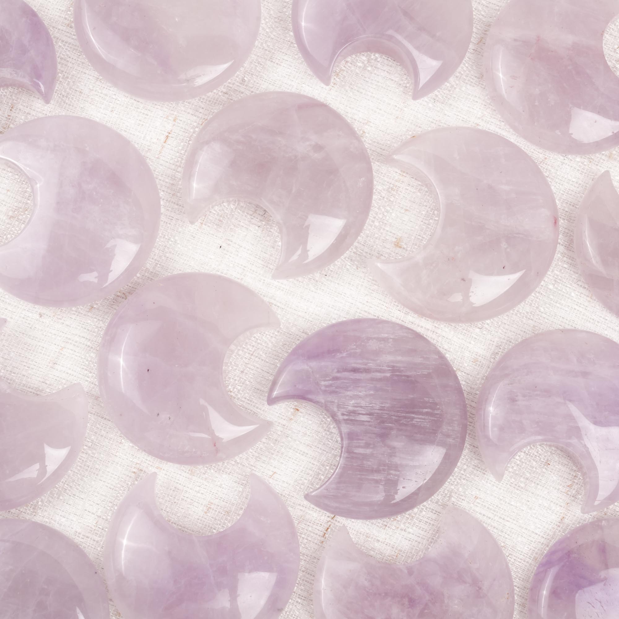 Amethyst Moon Palm Stone