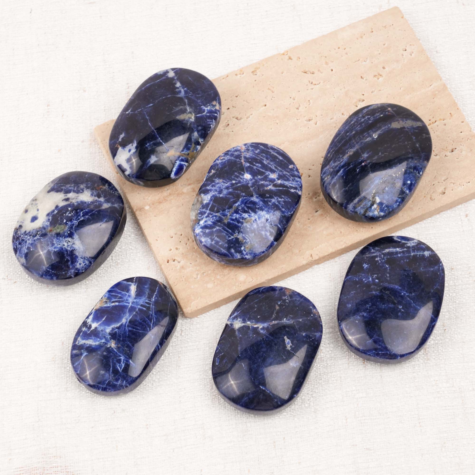Sodalite Palm Stone