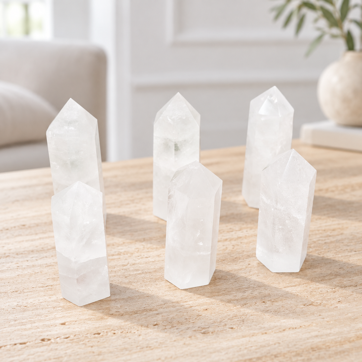 Clear Quartz Crystal Tower — The Master Healer for Energy Amplification