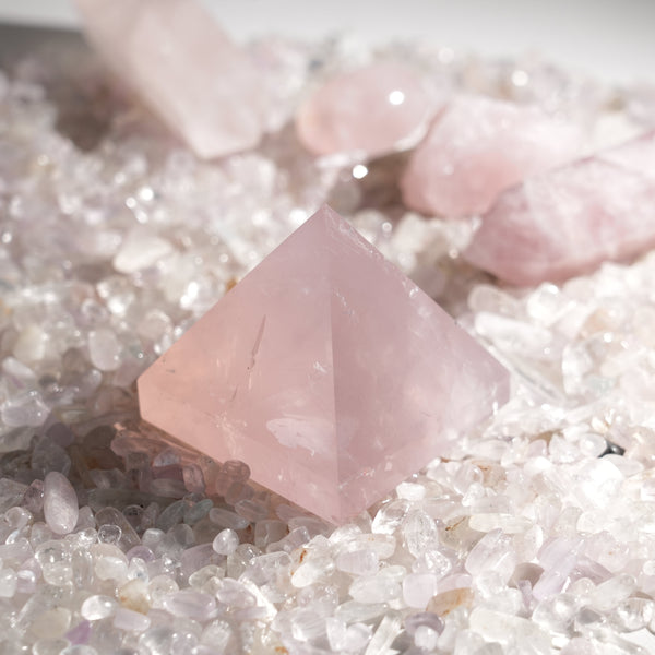 crystal healing vibe table decoration