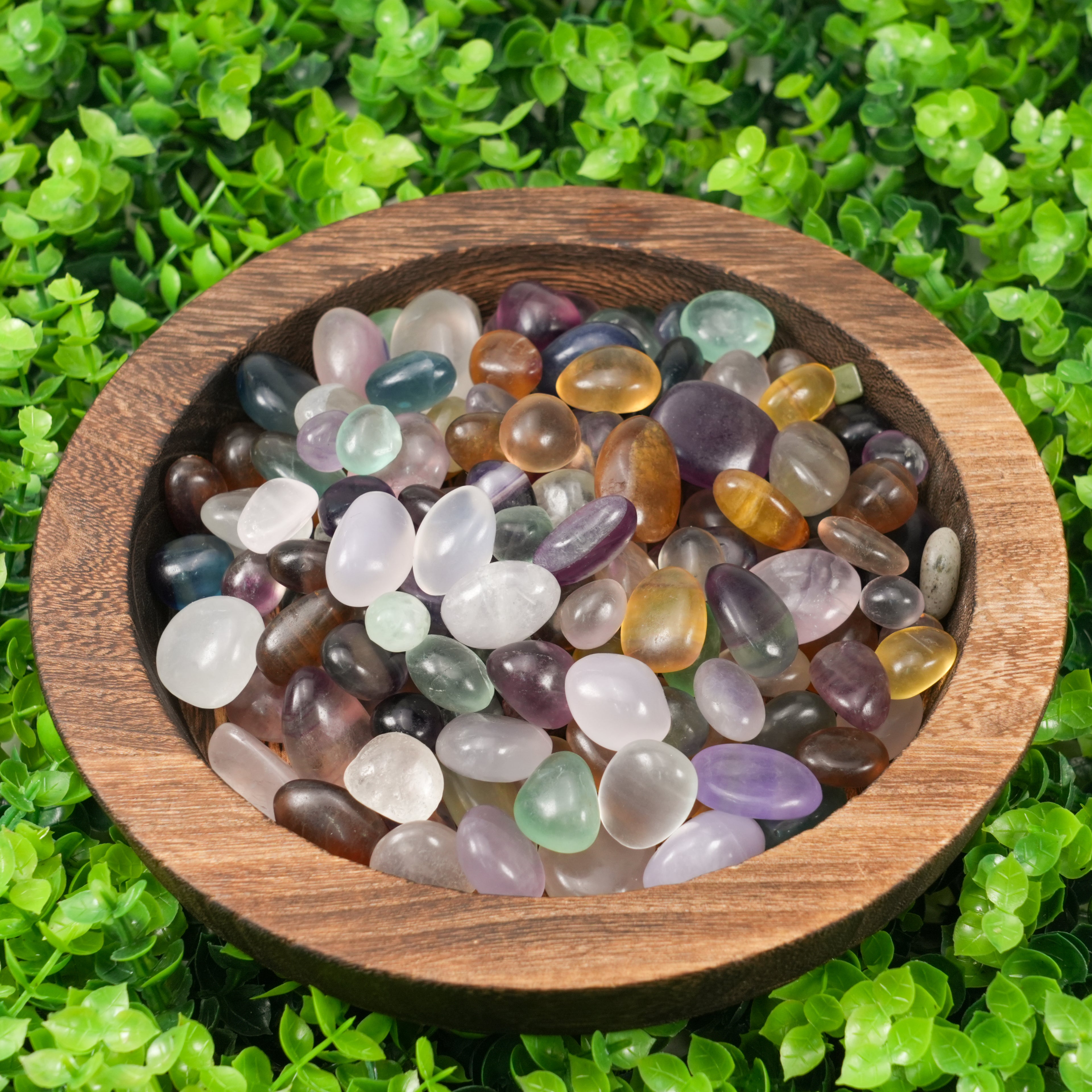Candy Fluorite Tumbled Stones | Natural Colorful Gemstones for Healing, Collection & Decoration