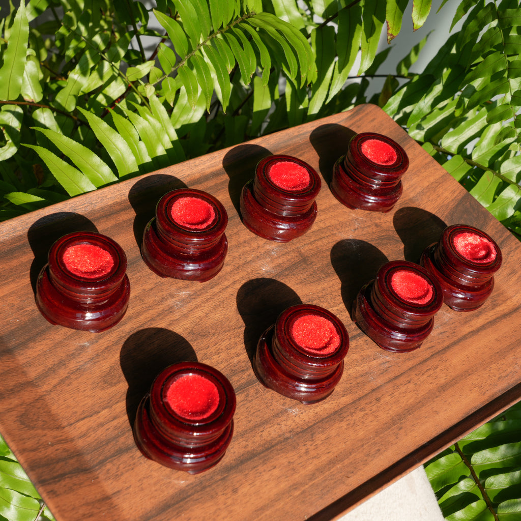 Wood Sphere Holder