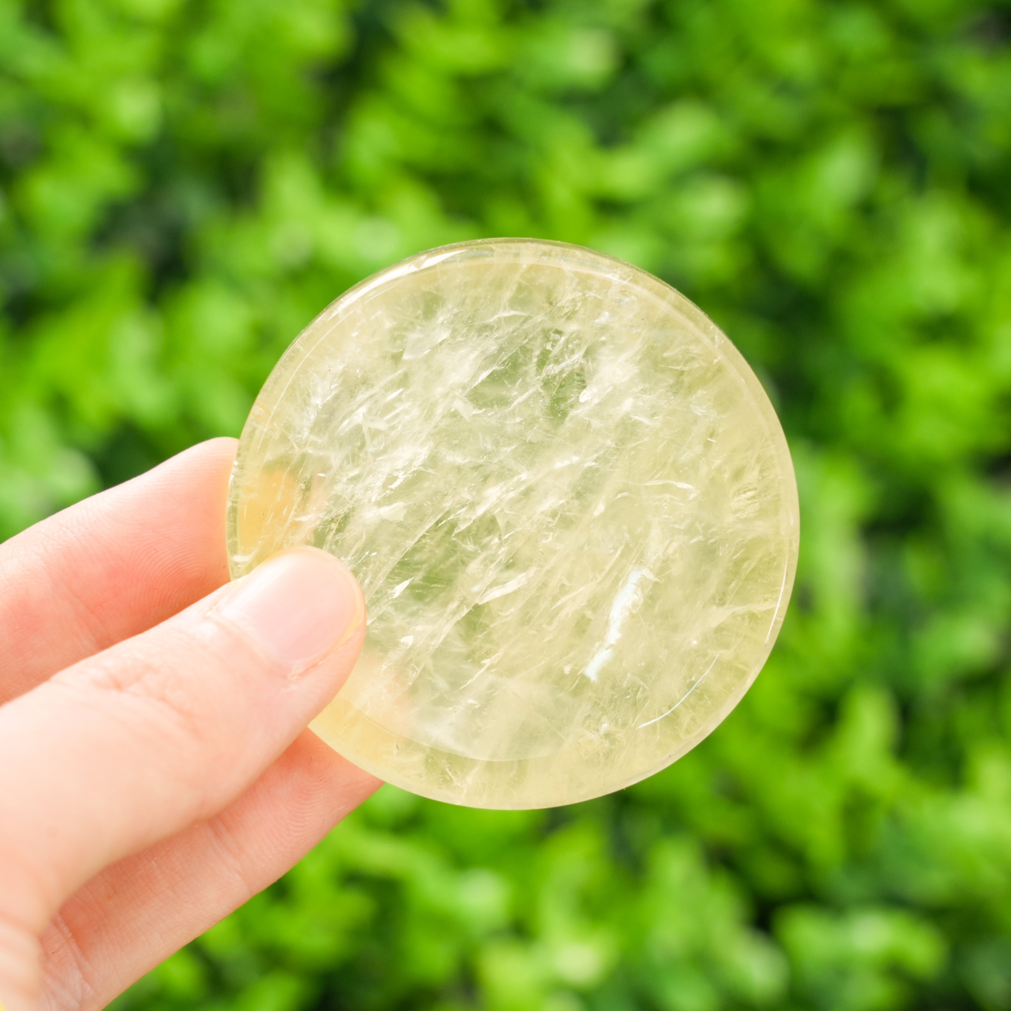 Natural Yellow Citrine Small Bowl - Crystal Bowl for Prosperity, Home Decor & Positive Energy