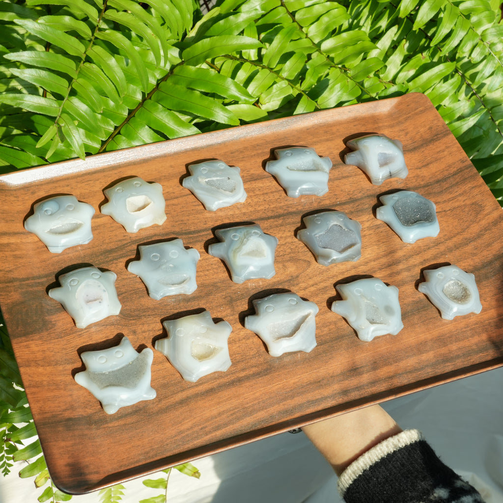 Druzy Agate Carving