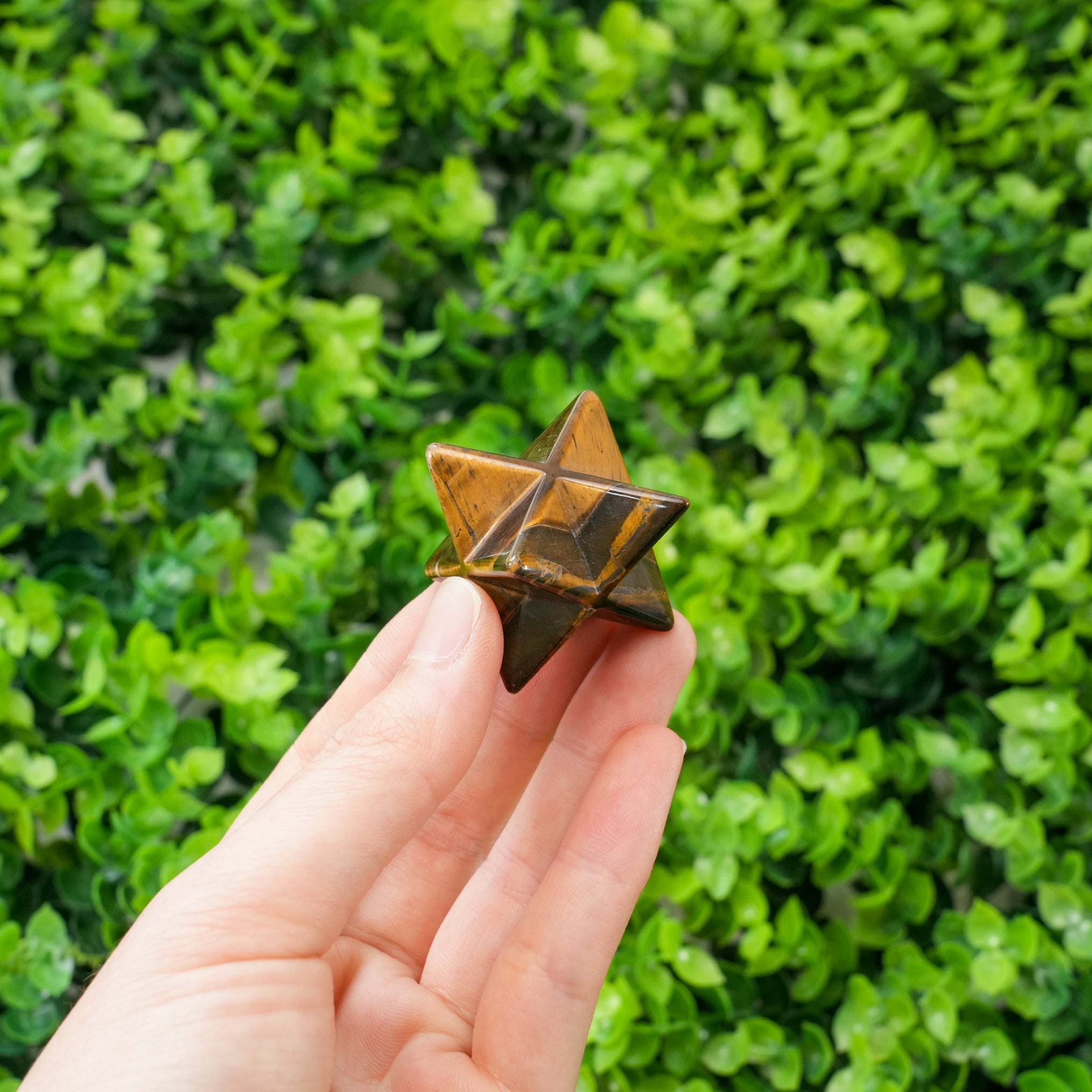 Natural Tiger Eye Kaba Pendant – Protection & Strength Healing Crystal Jewelry