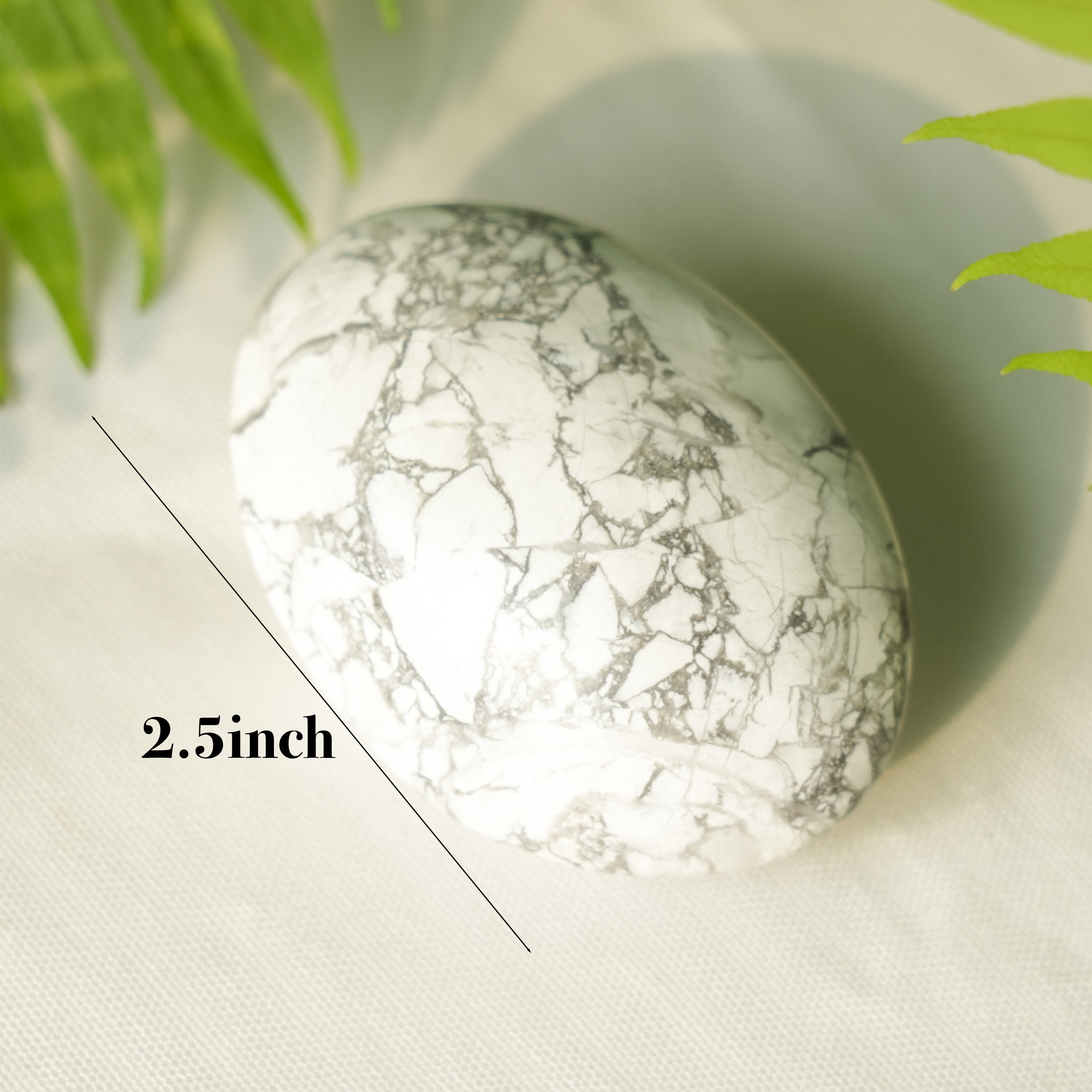 Howlite Palmstone