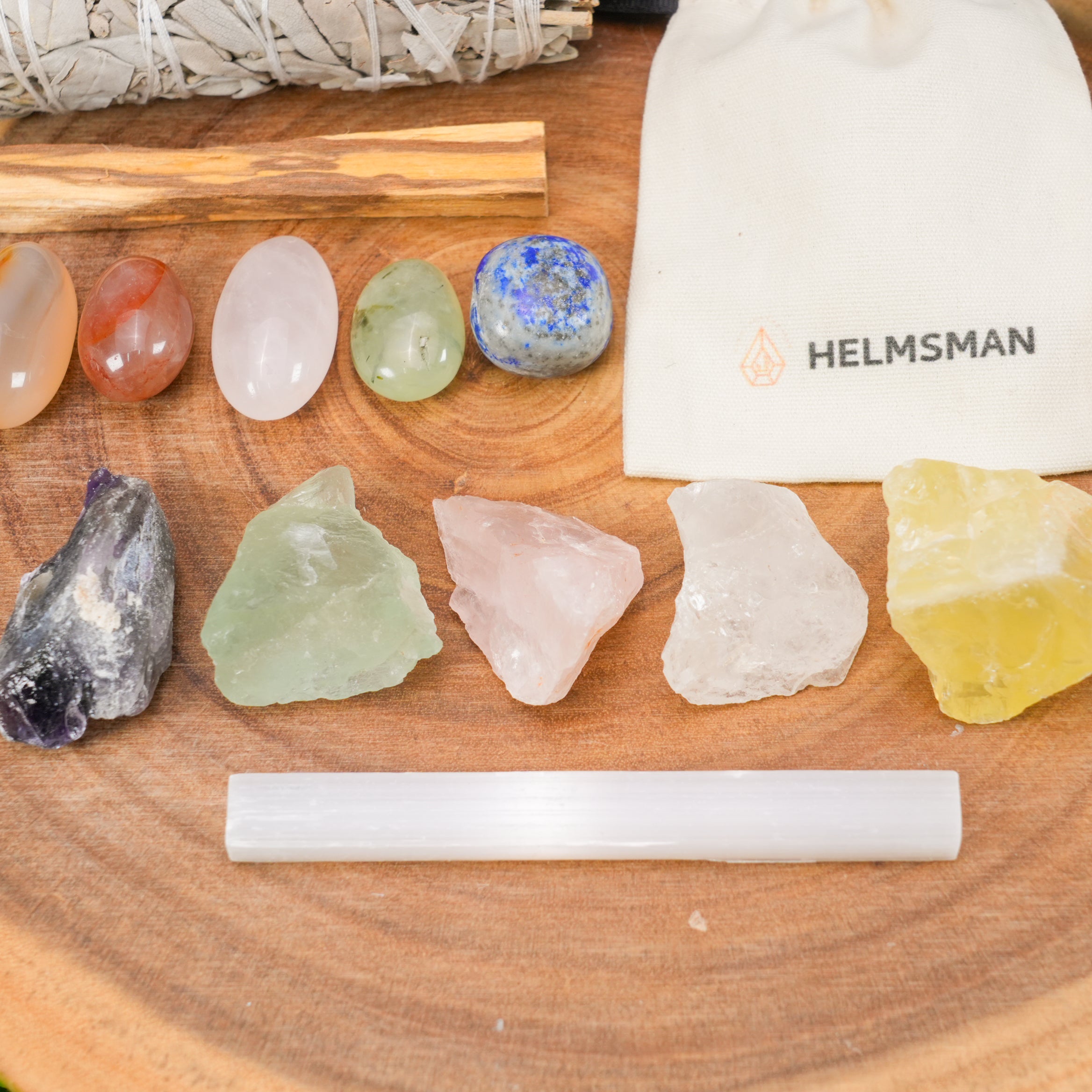 Crystal Healing Gift Box, Natural Crystal Set for Wellness, Relaxation & Positive Energy - Perfect Gift for Self-Care