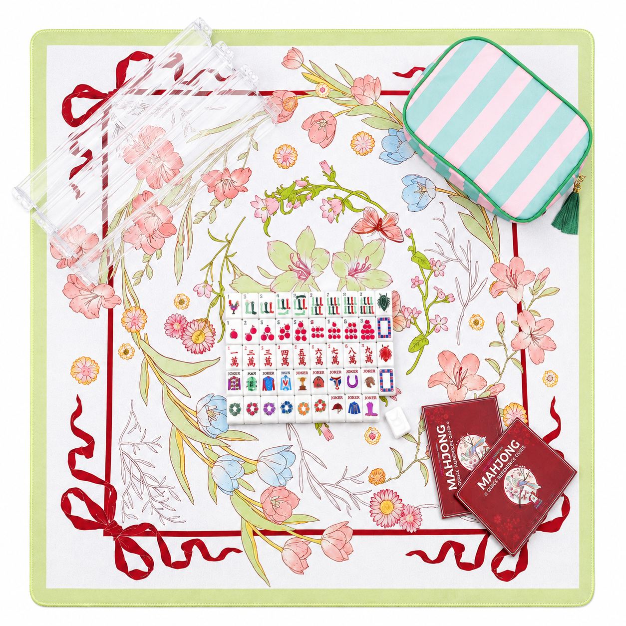 Ribbon Garden Mahjong Set