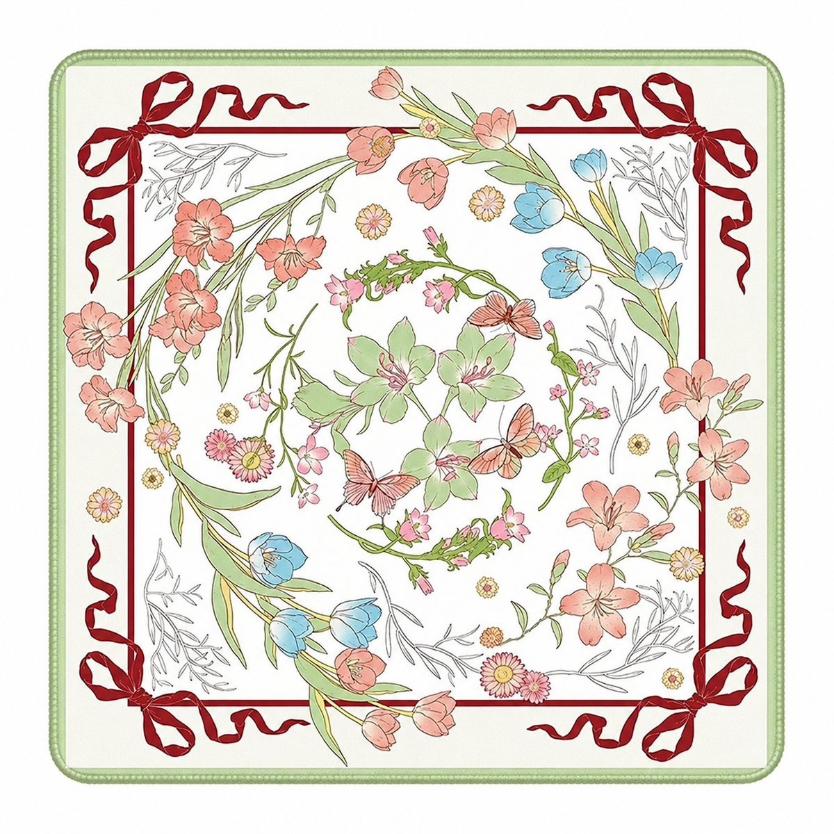 Butterfly garden MAhjong Mat