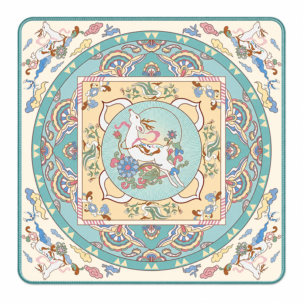 Cloud Deer Mahjong Mat