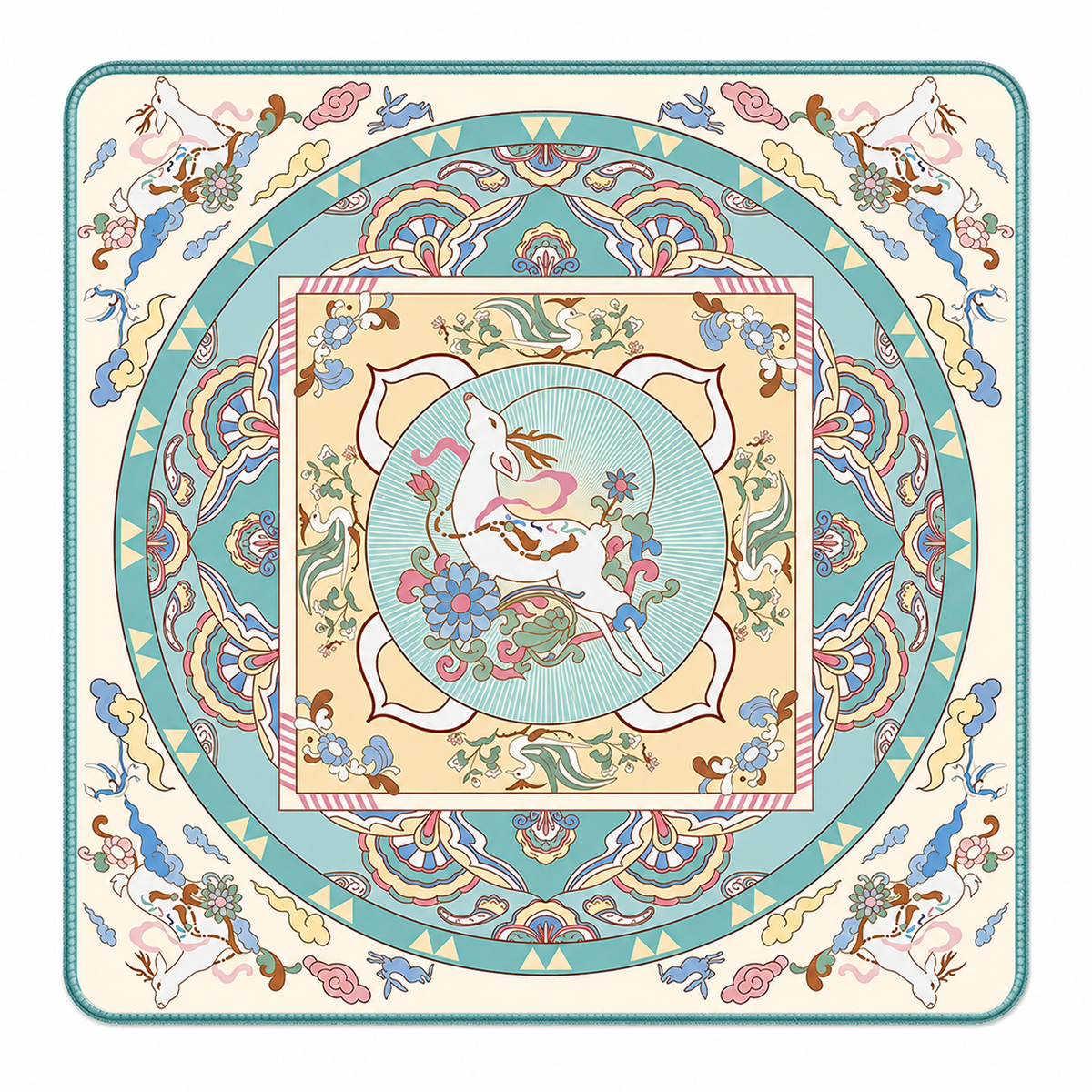 Cloud Deer Mahjong Mat