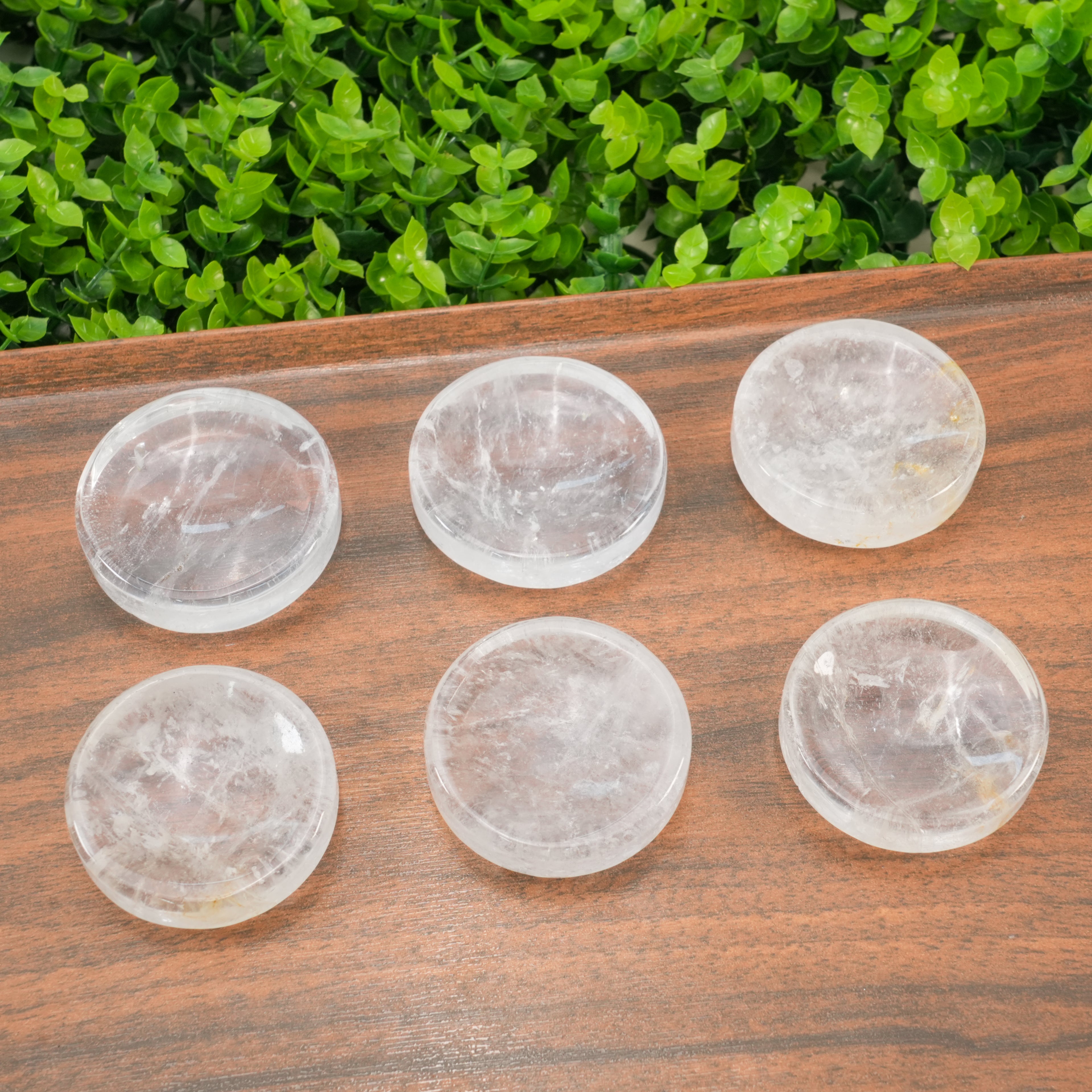 Clear Quartz Bowl - White Crystal Bowl for Chakra Healing, Crystal Charging & Desktop Ornament
