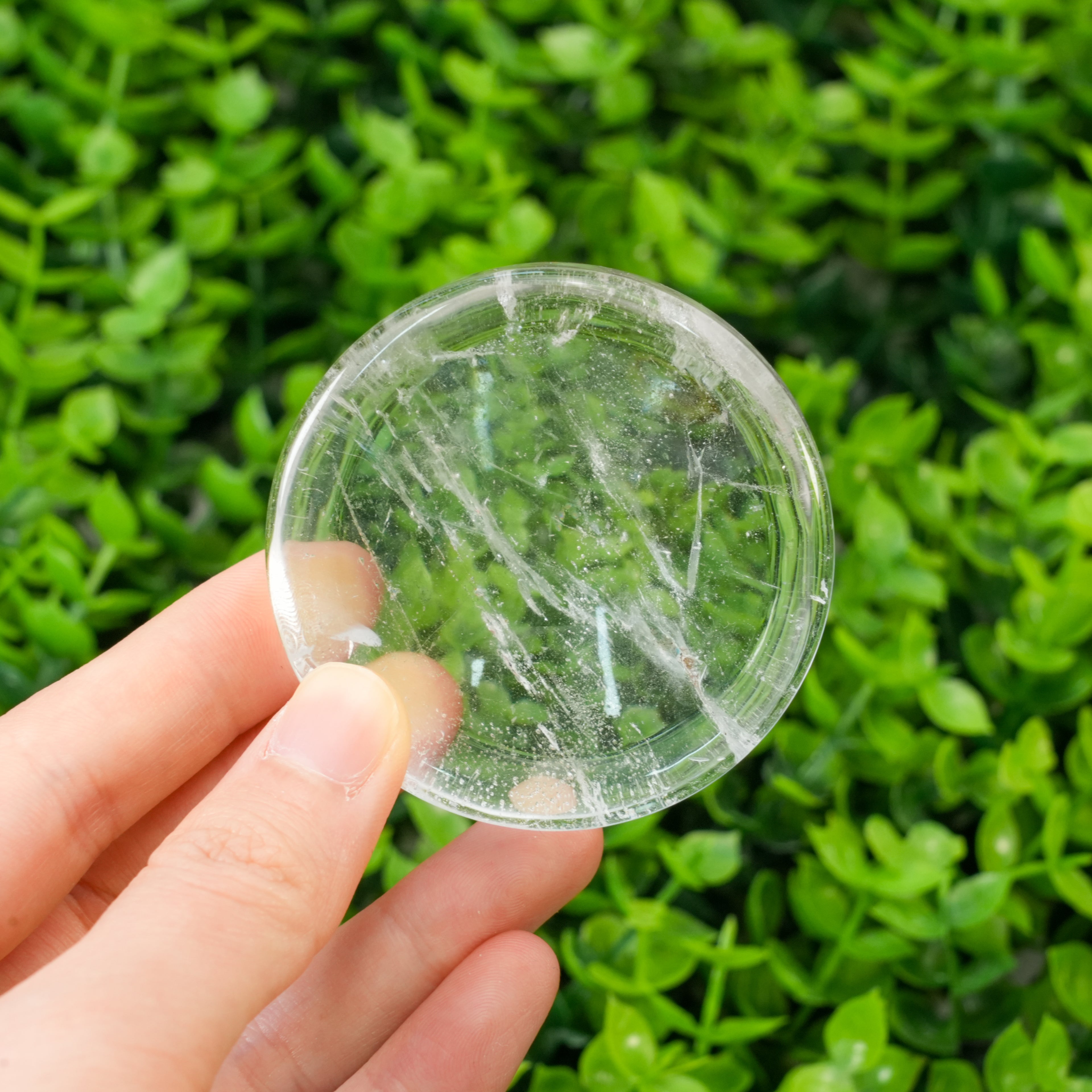 Clear Quartz Bowl - White Crystal Bowl for Chakra Healing, Crystal Charging & Desktop Ornament