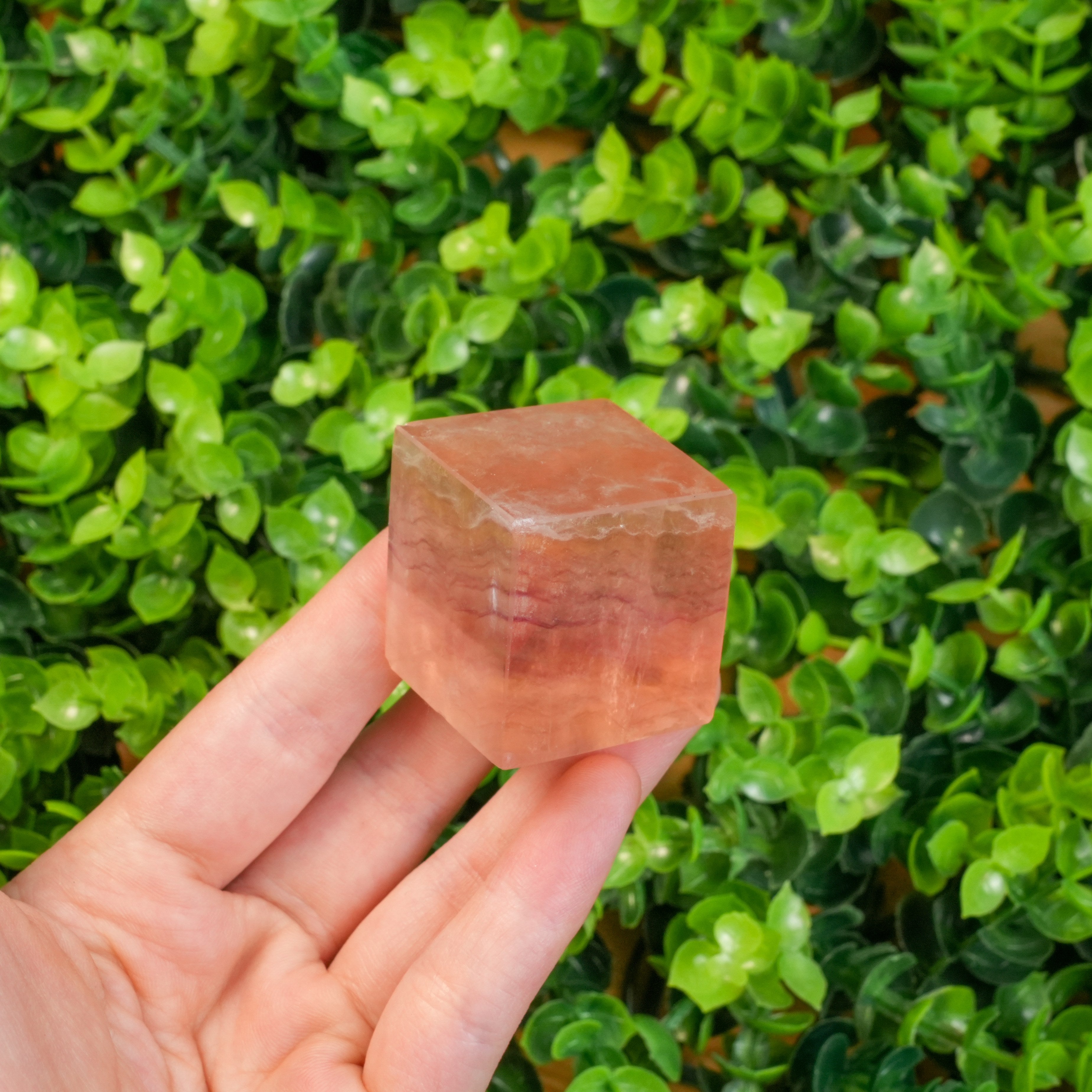 Rinbow Fluorite Crystal Cube | Healing Fluorite Stone for Mental Clarity & Energy Balance