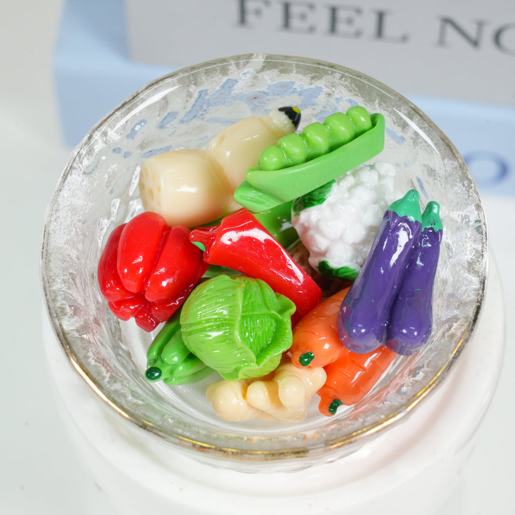 Surprise Scoop Bead Kit‑Mixed Crystal Glaze Resin Beads for Bracelet Making
