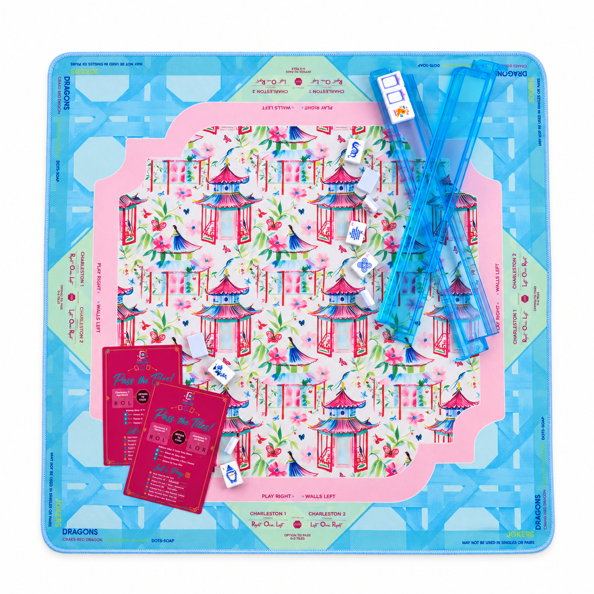 Blossom Pagoda Mahjong Set