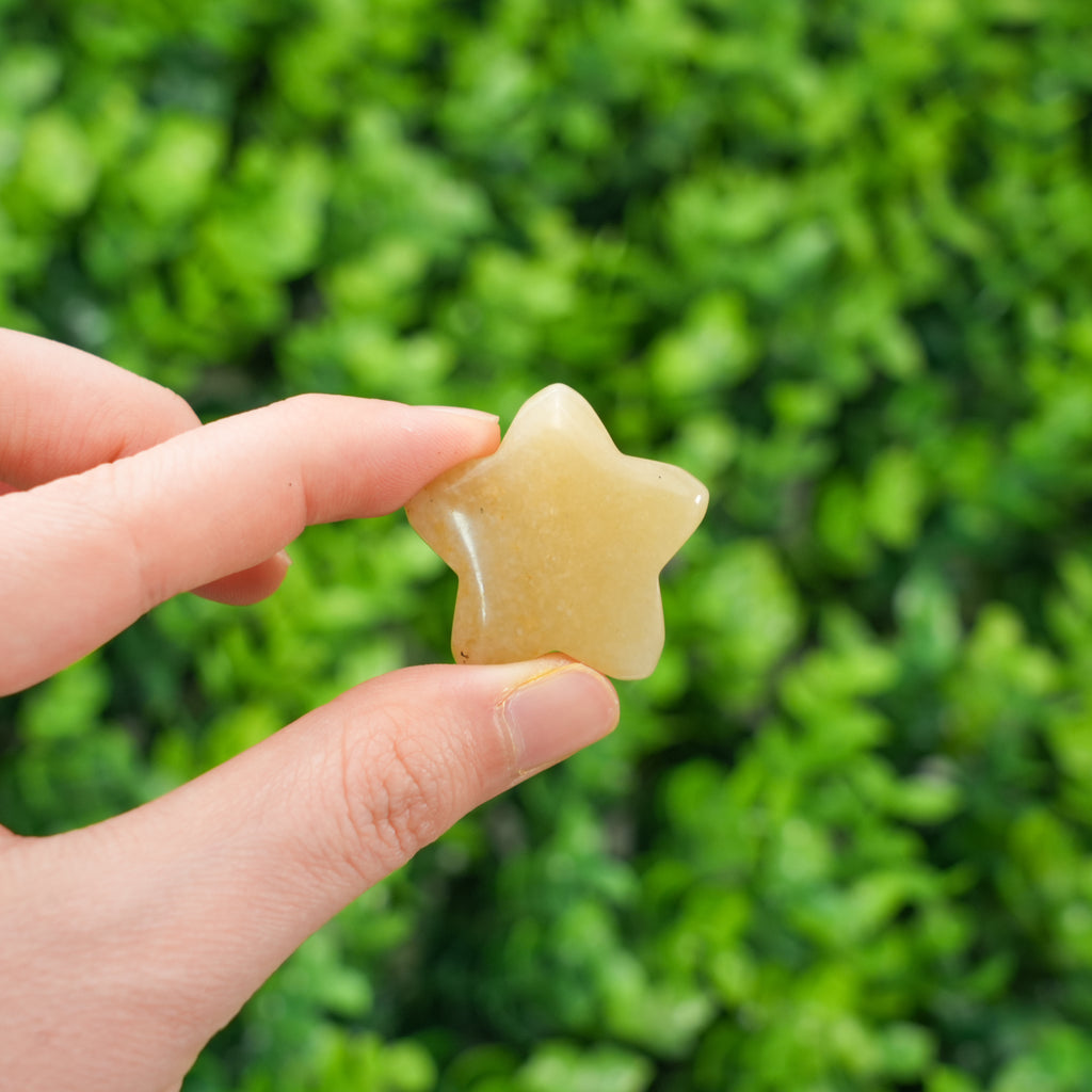 Mixed Crystal Stars | Hand-Carved Assorted Gemstone Stars for Energy Clearing & Home Decor