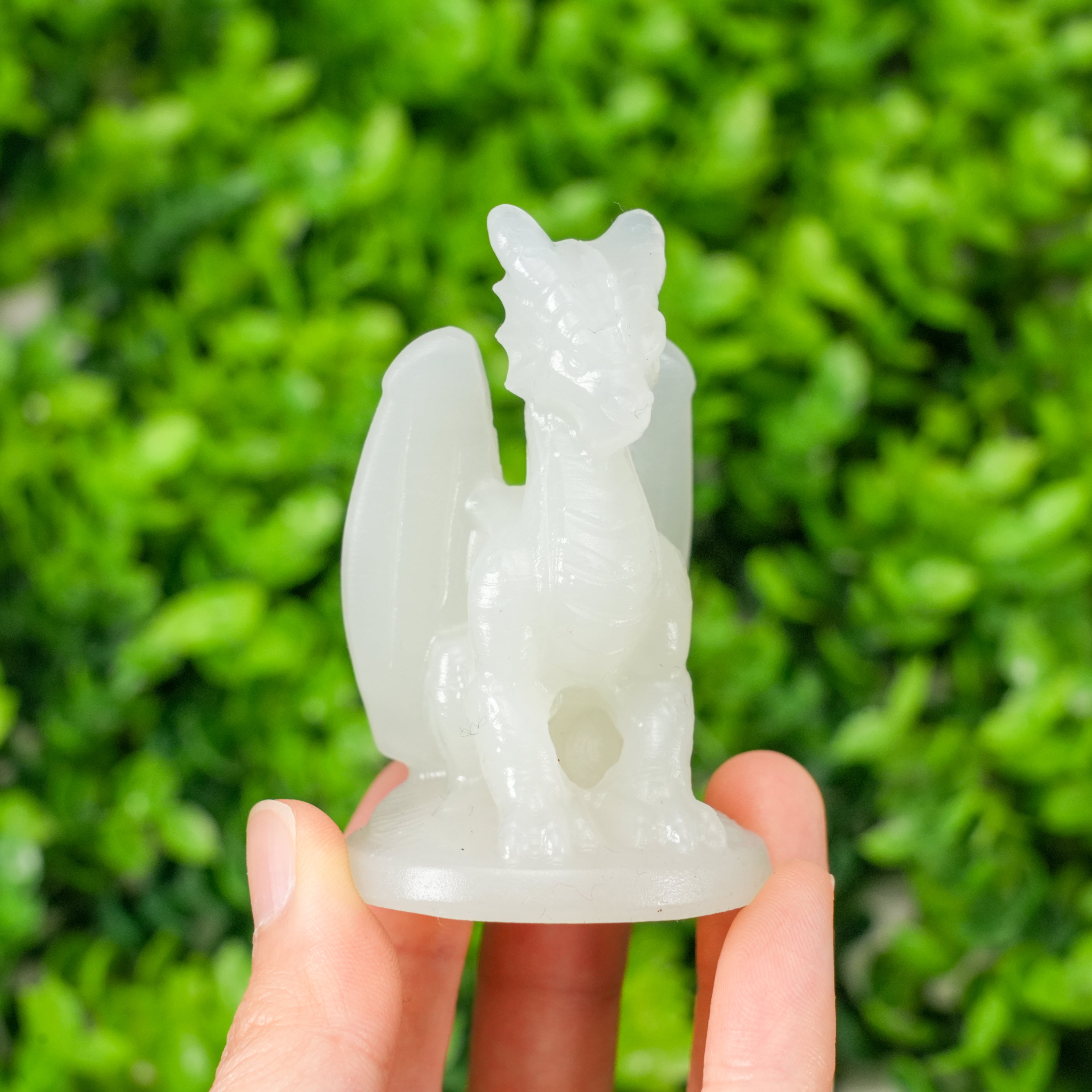 Natural Mixed Crystal Dragon Carving | Hand-Carved Fantasy Dragon Figurine for Altar, Home Decor & Crystal Collection