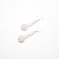 Custom Rose Quartz Earrings