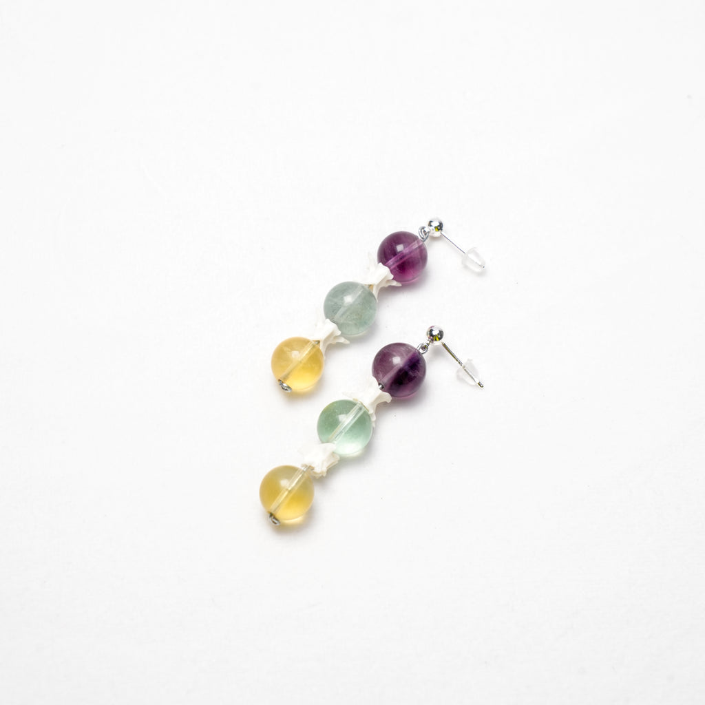 Custom Rainbow Fluorite Earrings