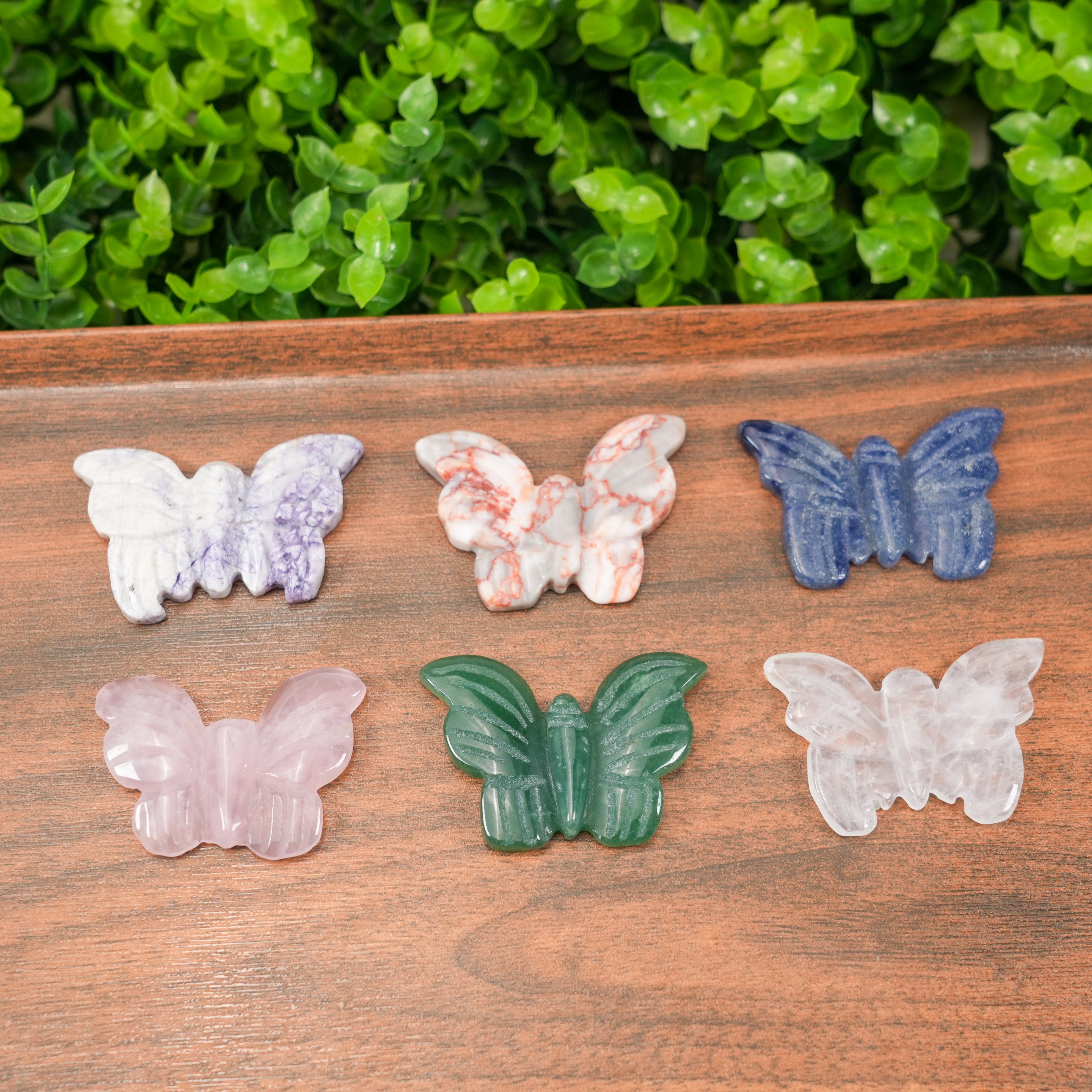 Butterfly Carvings | Hand-Carved Gemstone Butterflies for Decor & Gifts