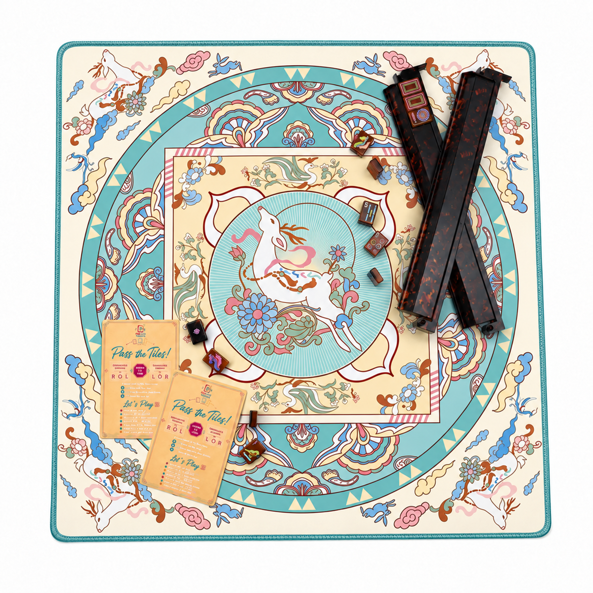 Cloud Deer Mahjong Mat