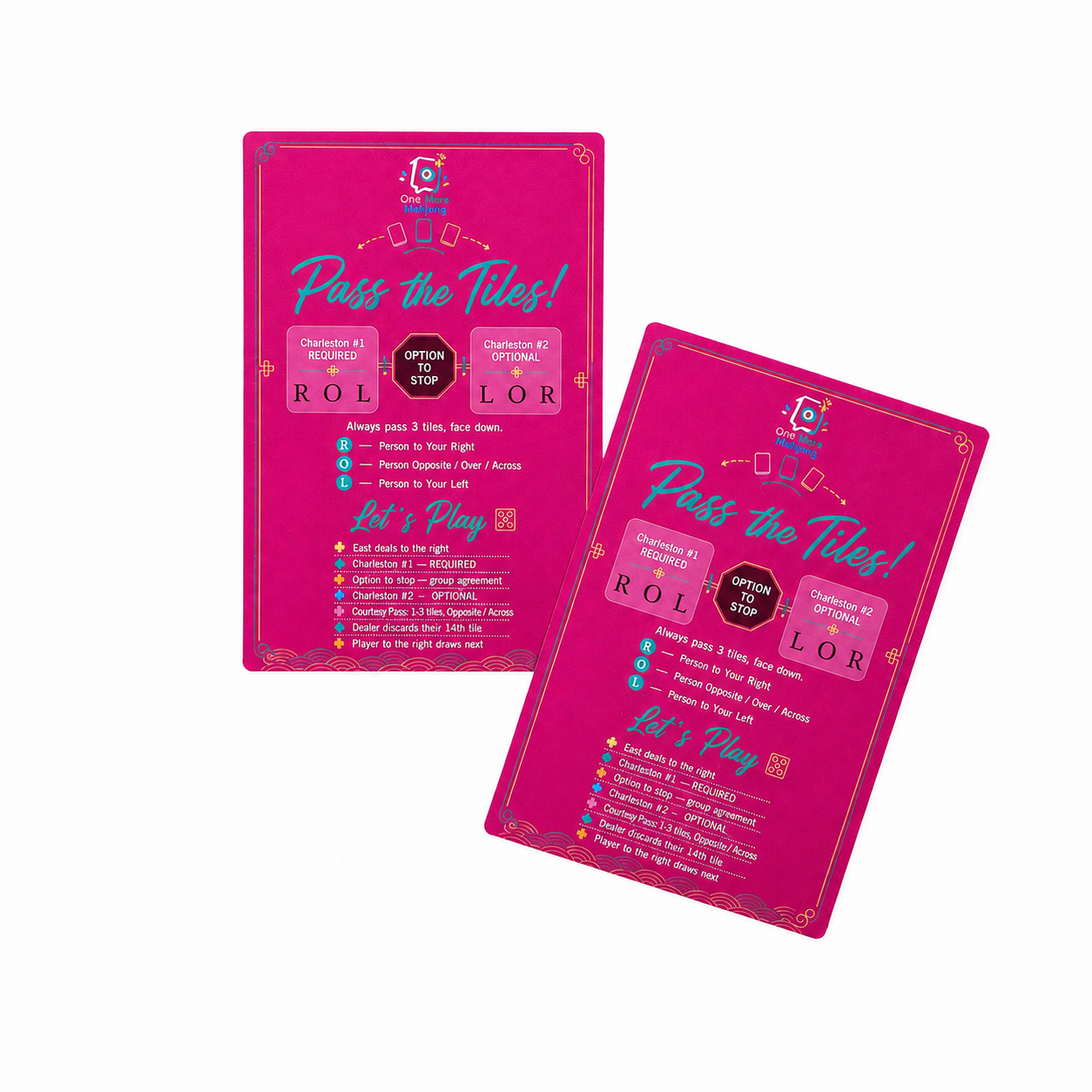 Ribbon Garden Mahjong Set