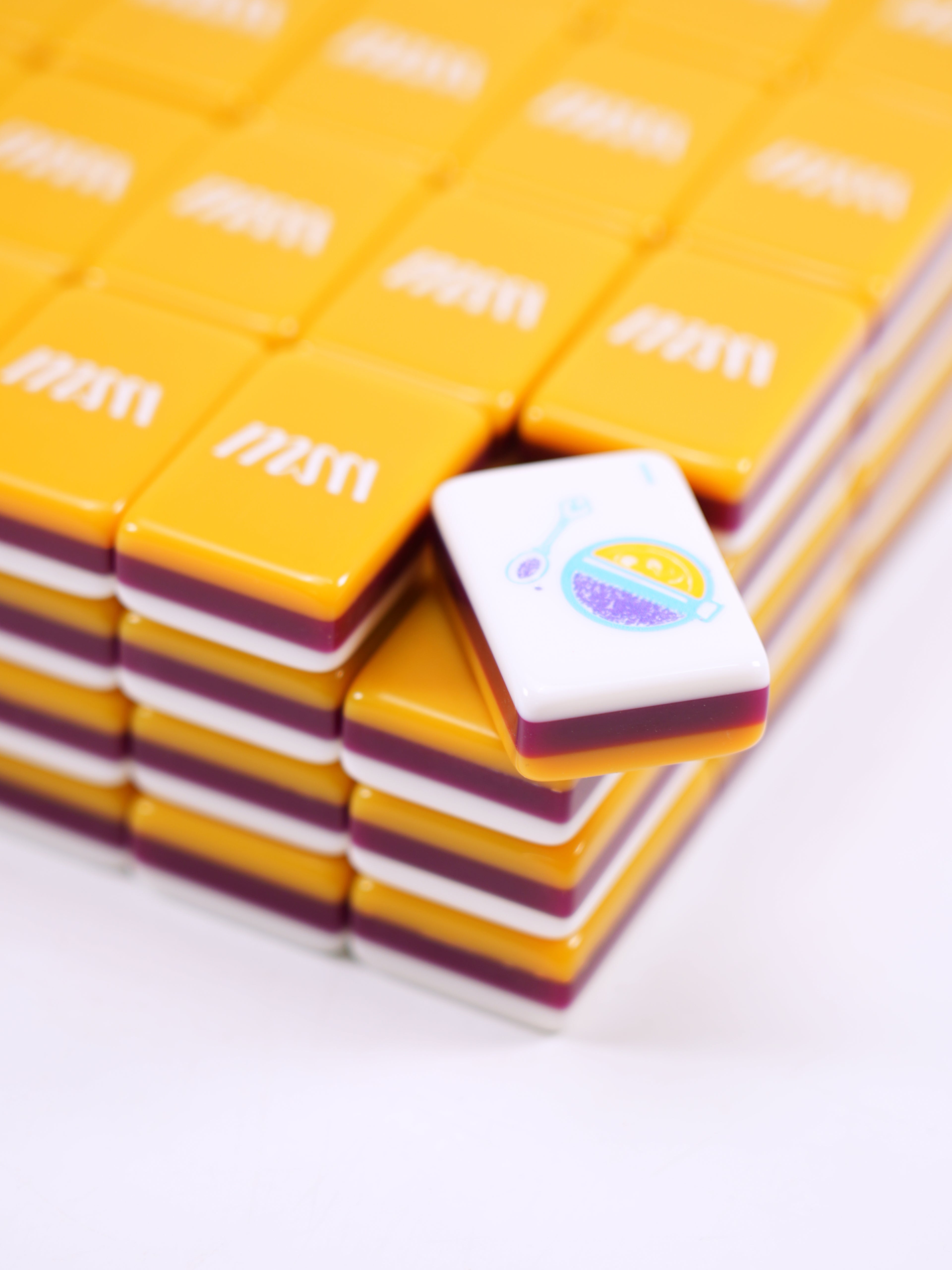 Golden Garden Mahjong Tile Set