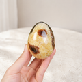 Septarian Dragon Egg Crystal | Natural Septarian Tumbled Stone for Grounding & Emotional Balance