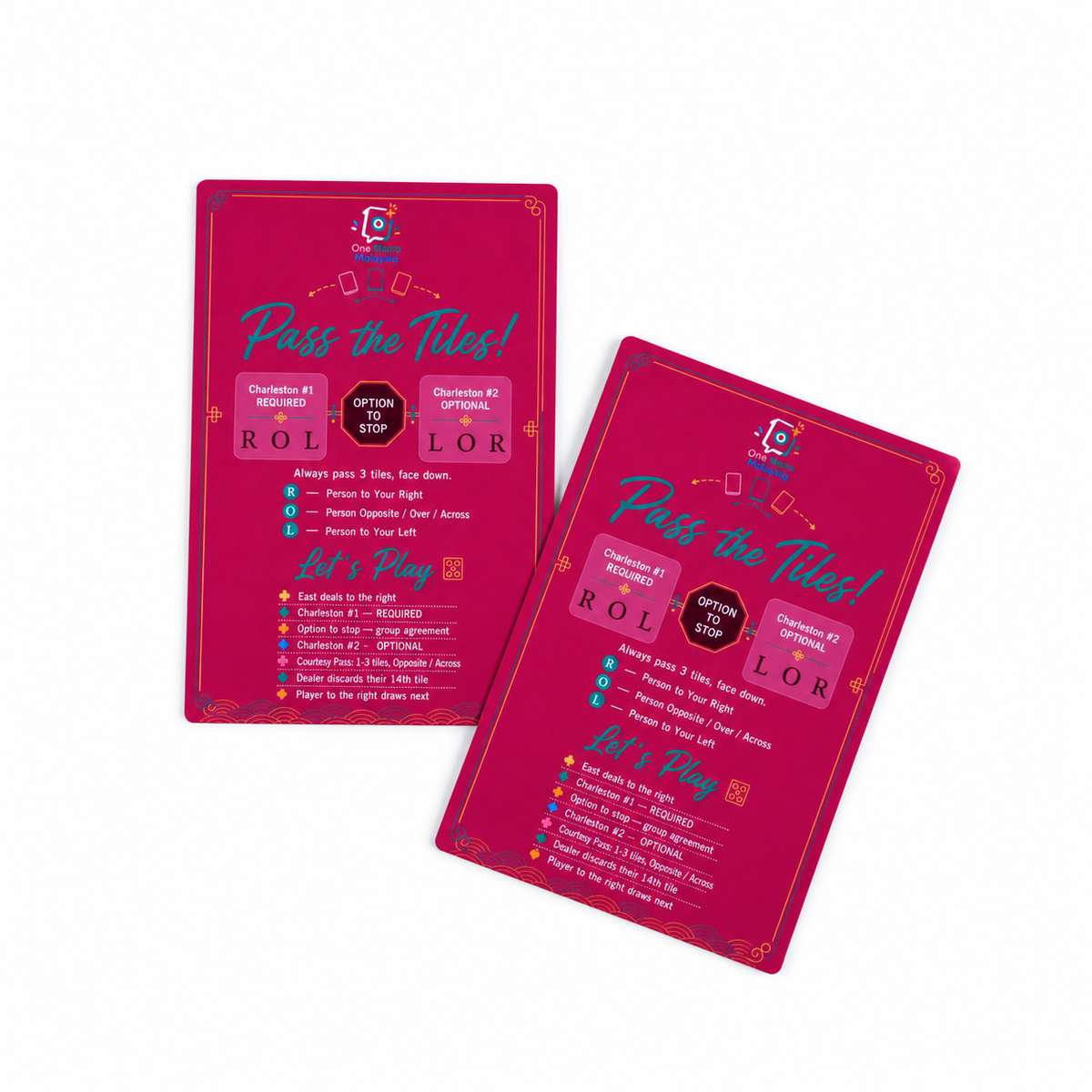 Blossom Pagoda Mahjong Set