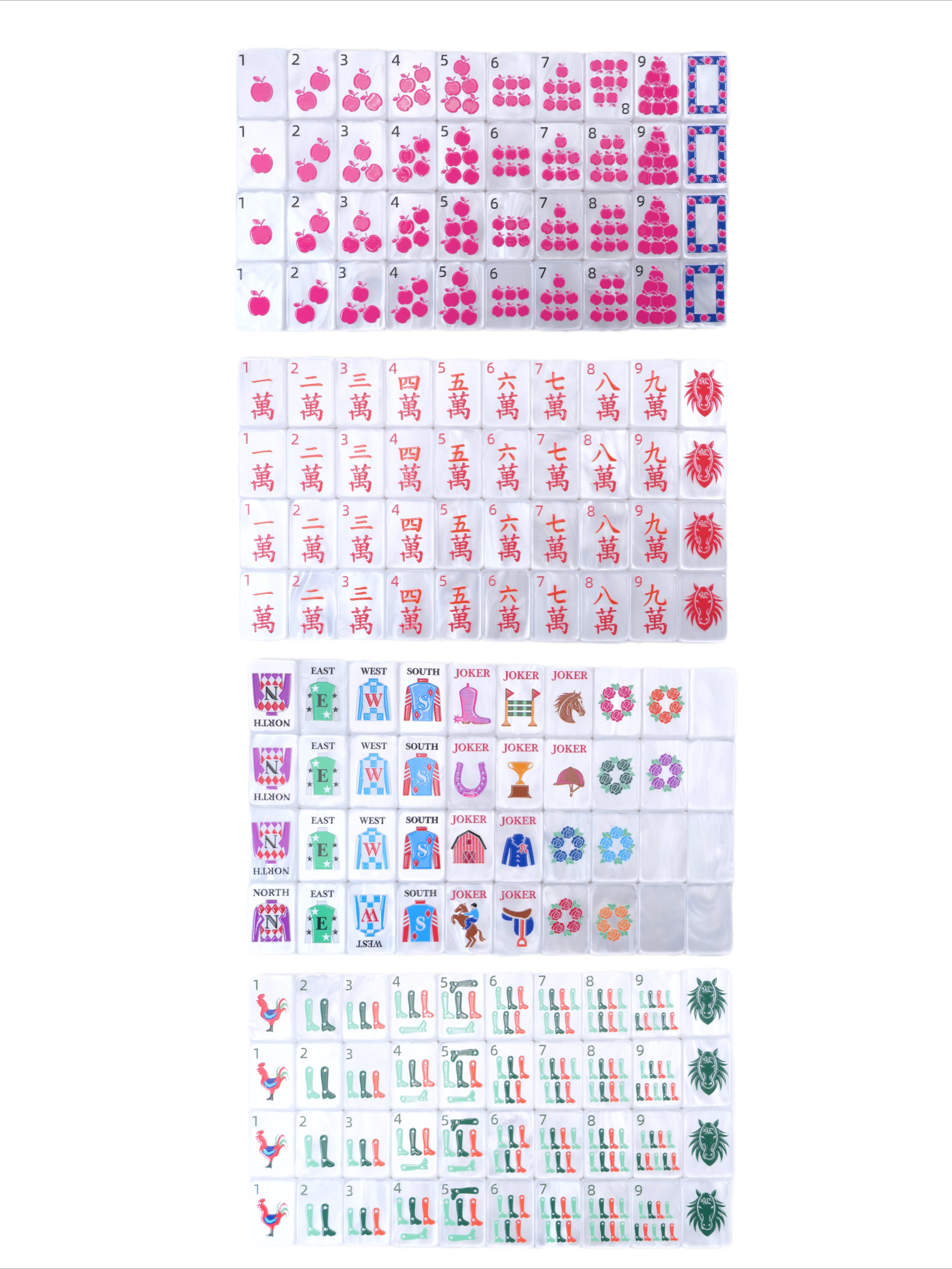 World Cup Soccer Themed Mahjong Set