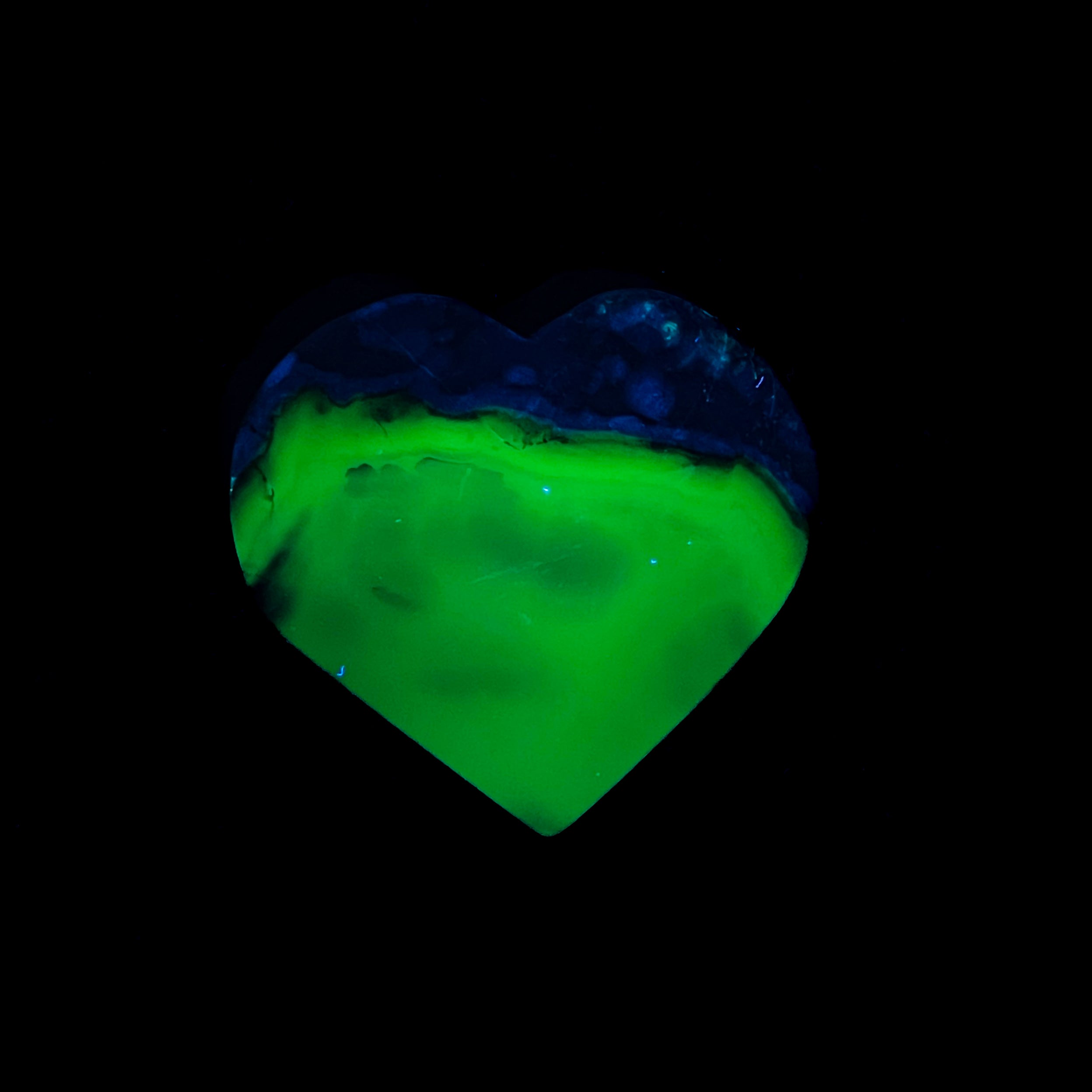 Volcano Agate Heart