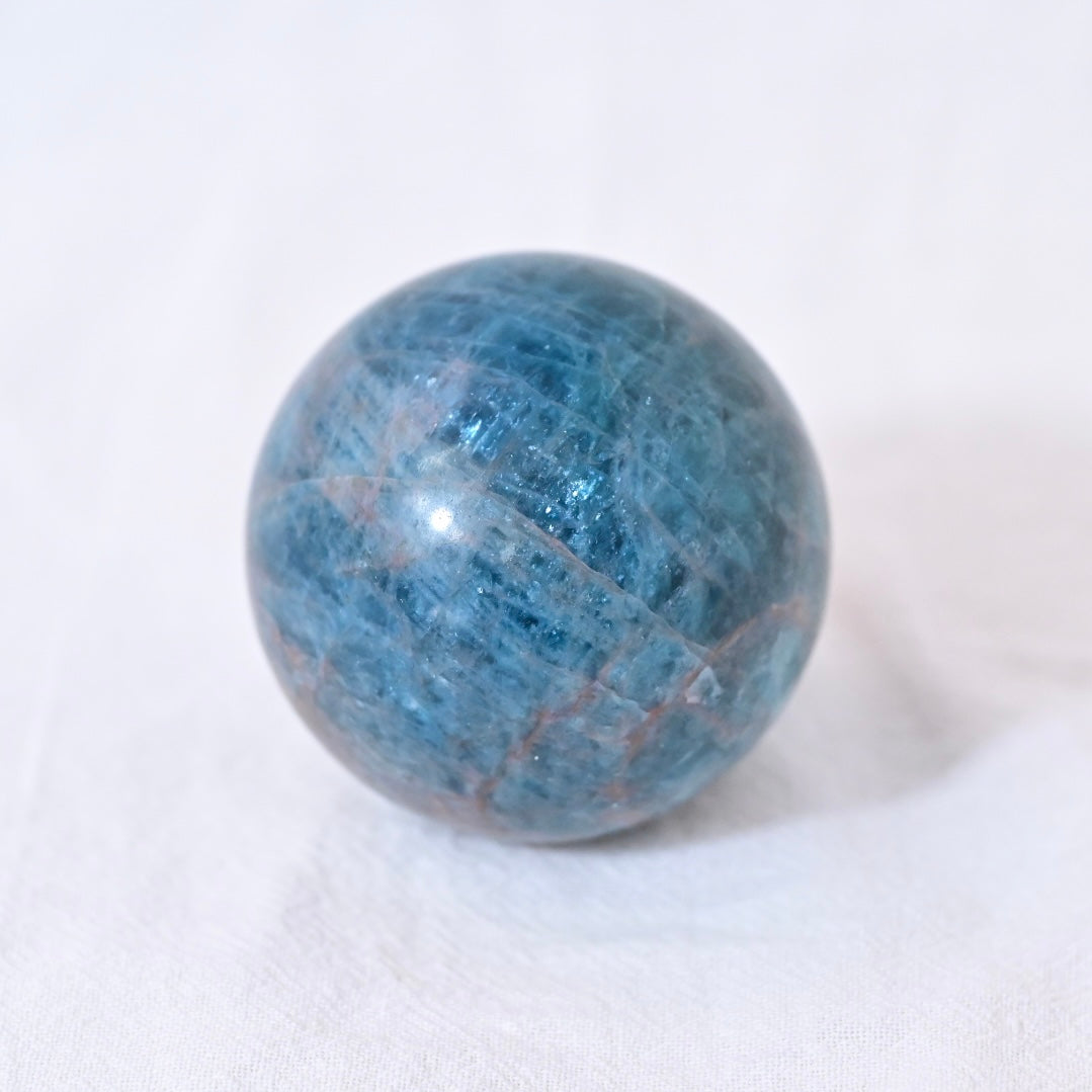 Blue calcite can clear away confusion, apathy, and negative energies