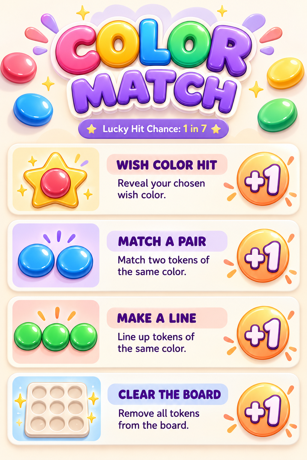 Crystal Color Match Game