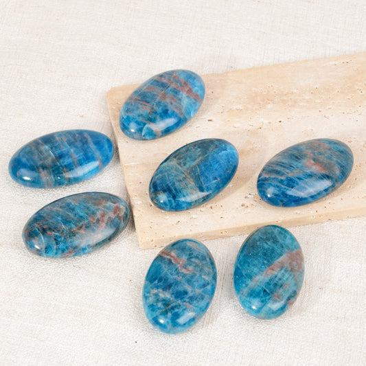 Blue Apatite Palm Stone
