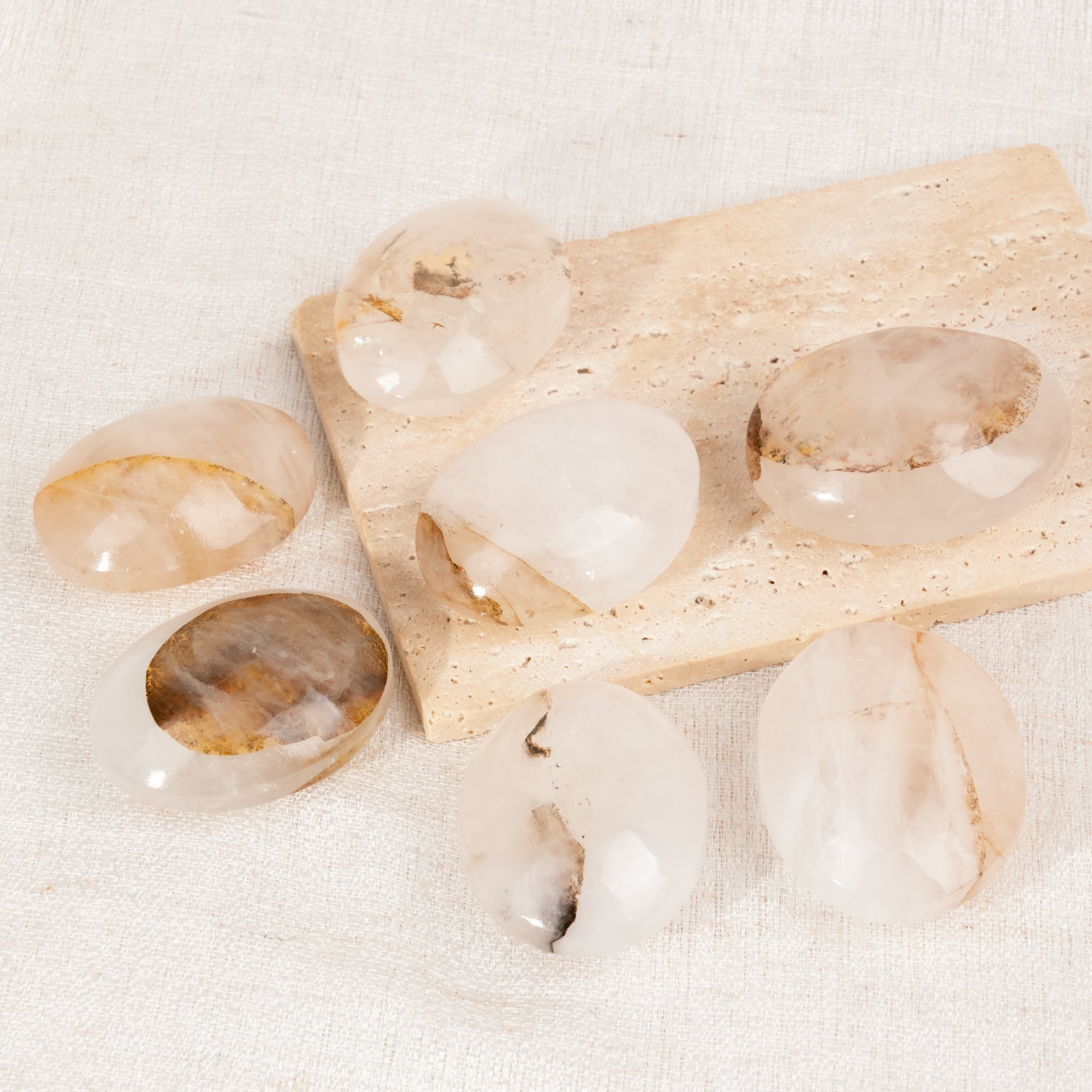 Dendritic Quartz Palm Stone