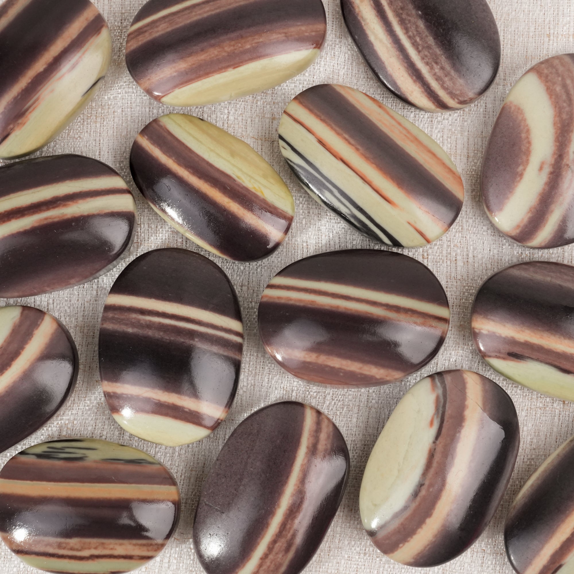 Purple Jade Palm Stone