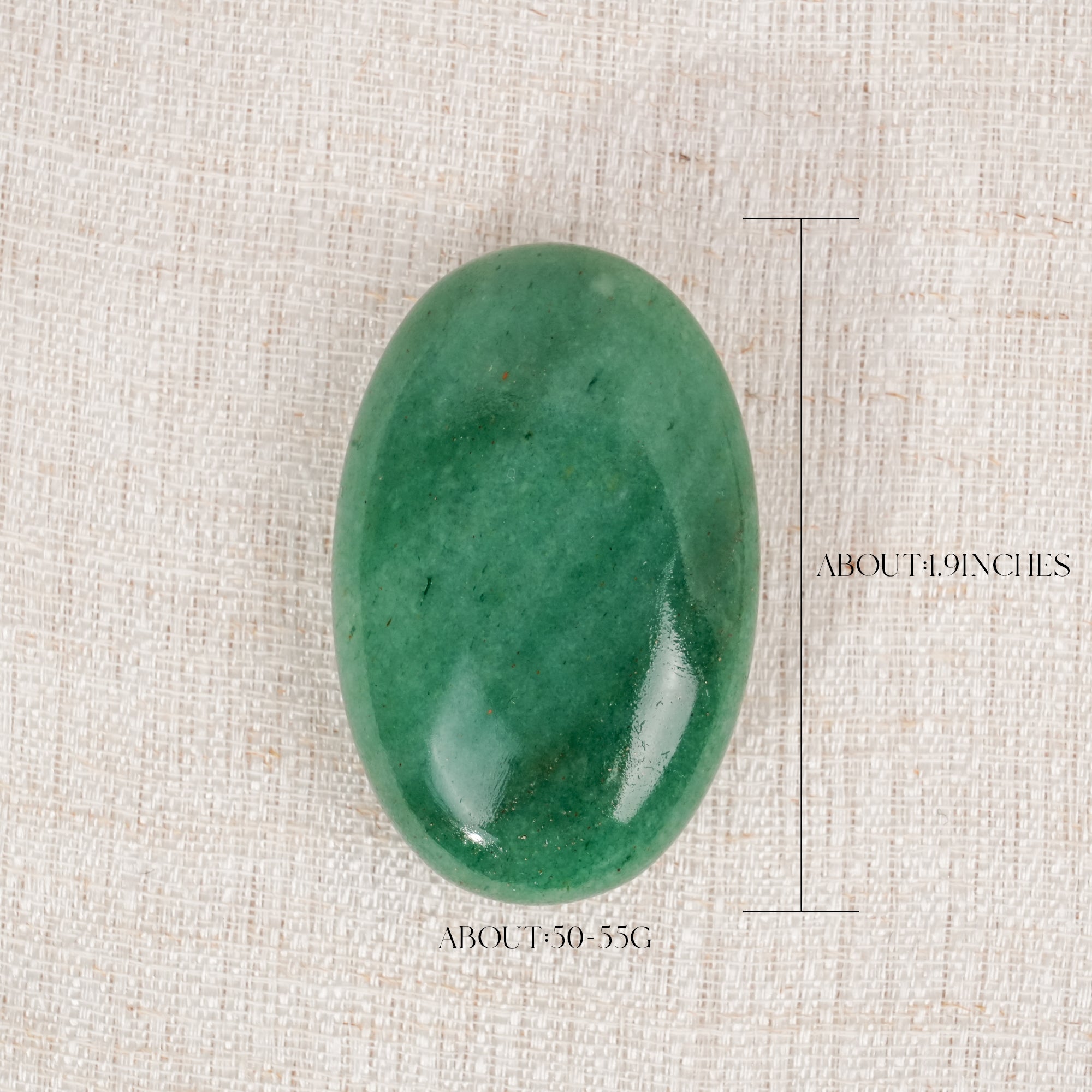 Green Aventurine Palm Stone