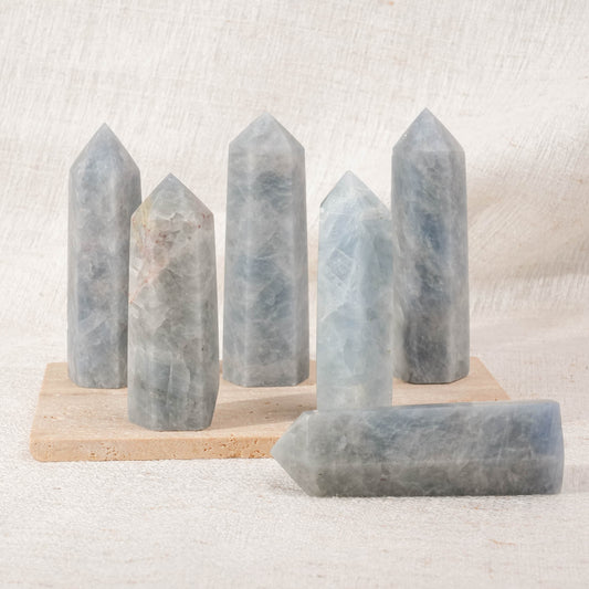 Blue Calcite Point