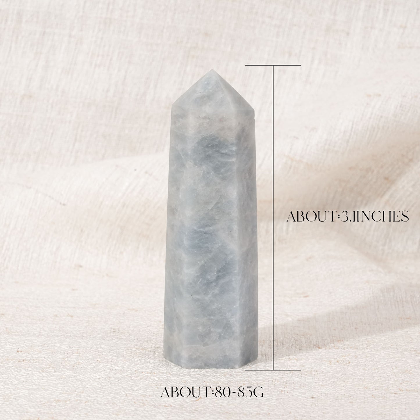 Blue Calcite Point