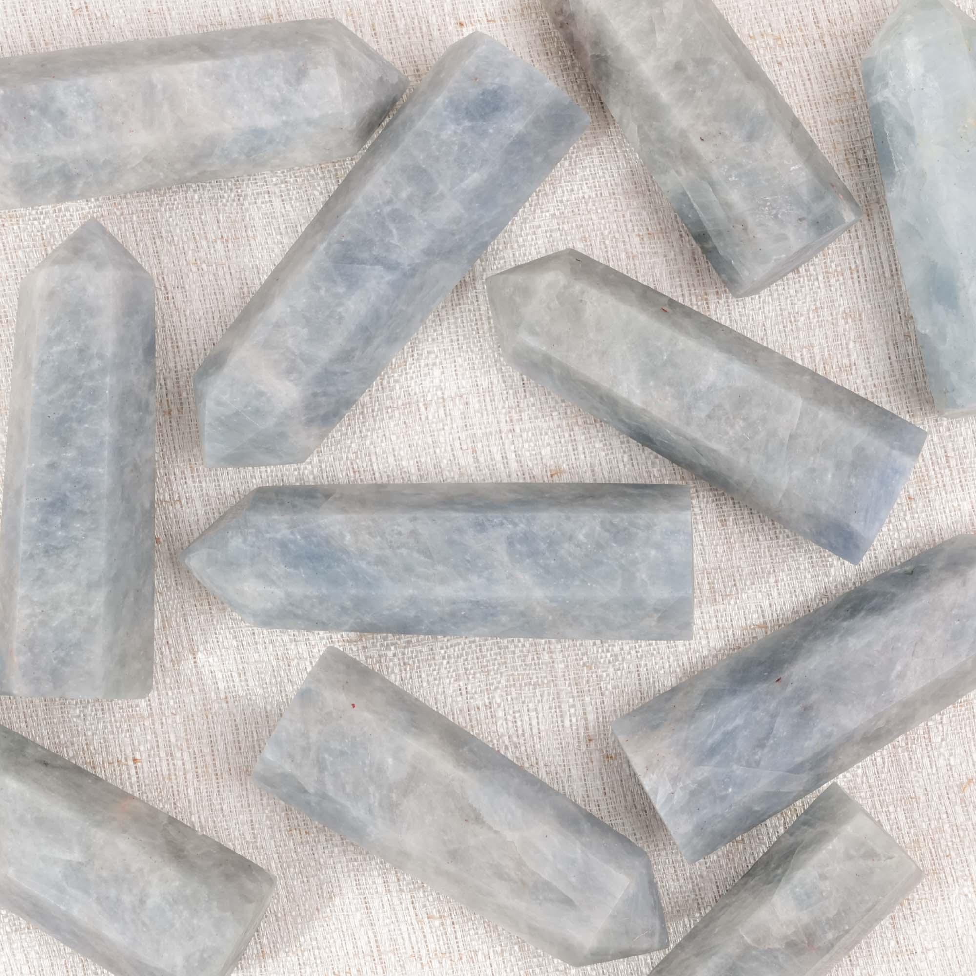 Blue Calcite Point