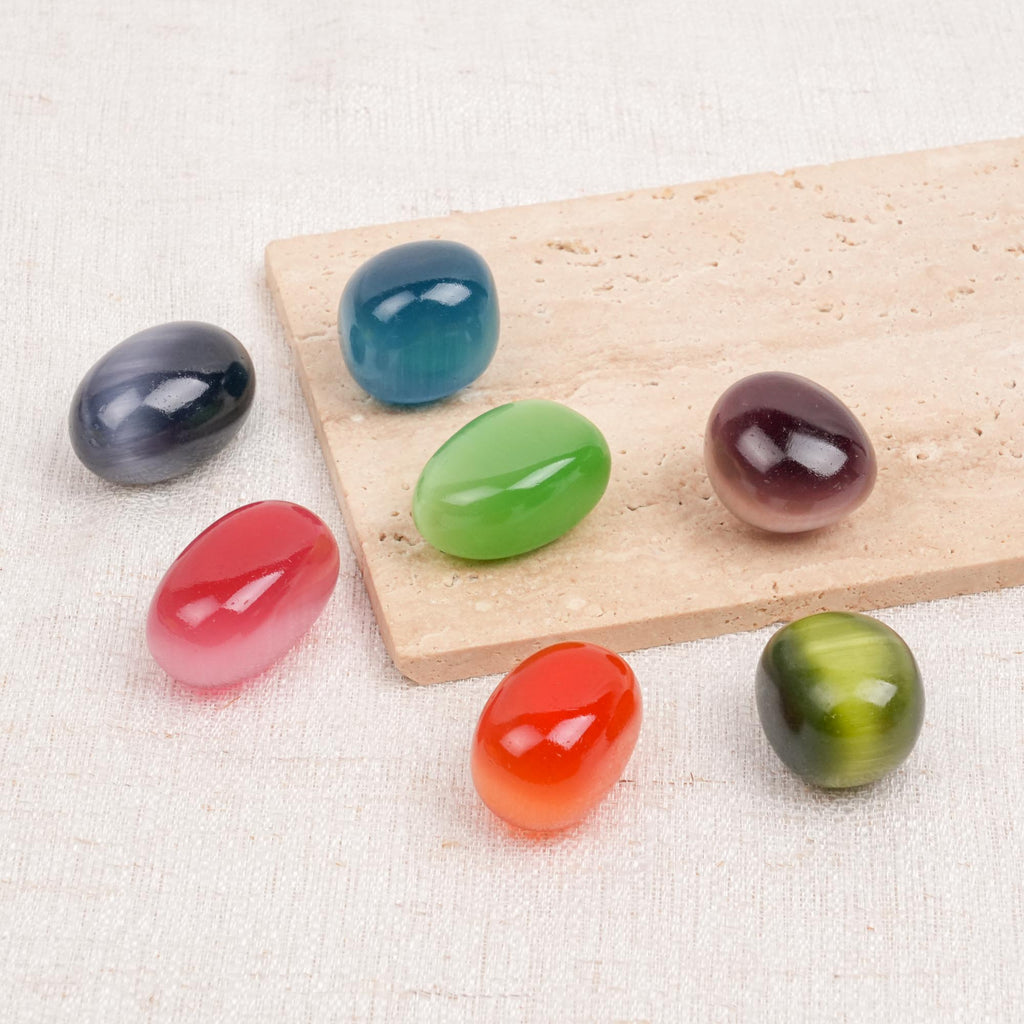 Cat's Eye Tumbled Stone