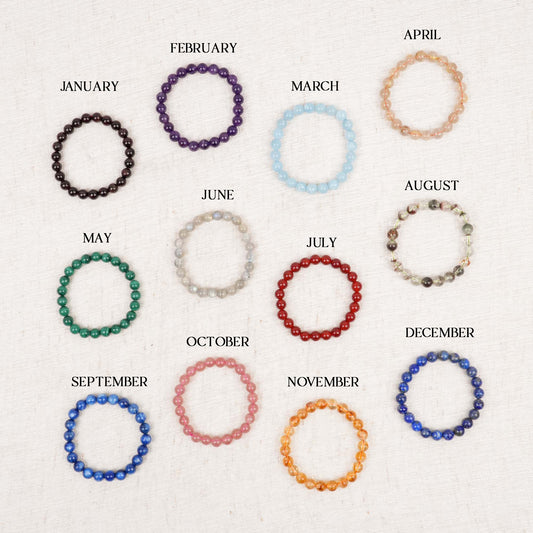 Birthstone Crystal Bracelets Collection