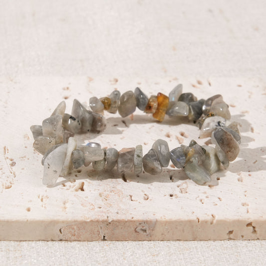 Labradorite Chip Bracelet
