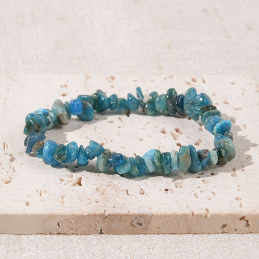 Blue Apatite Chip Bracelet