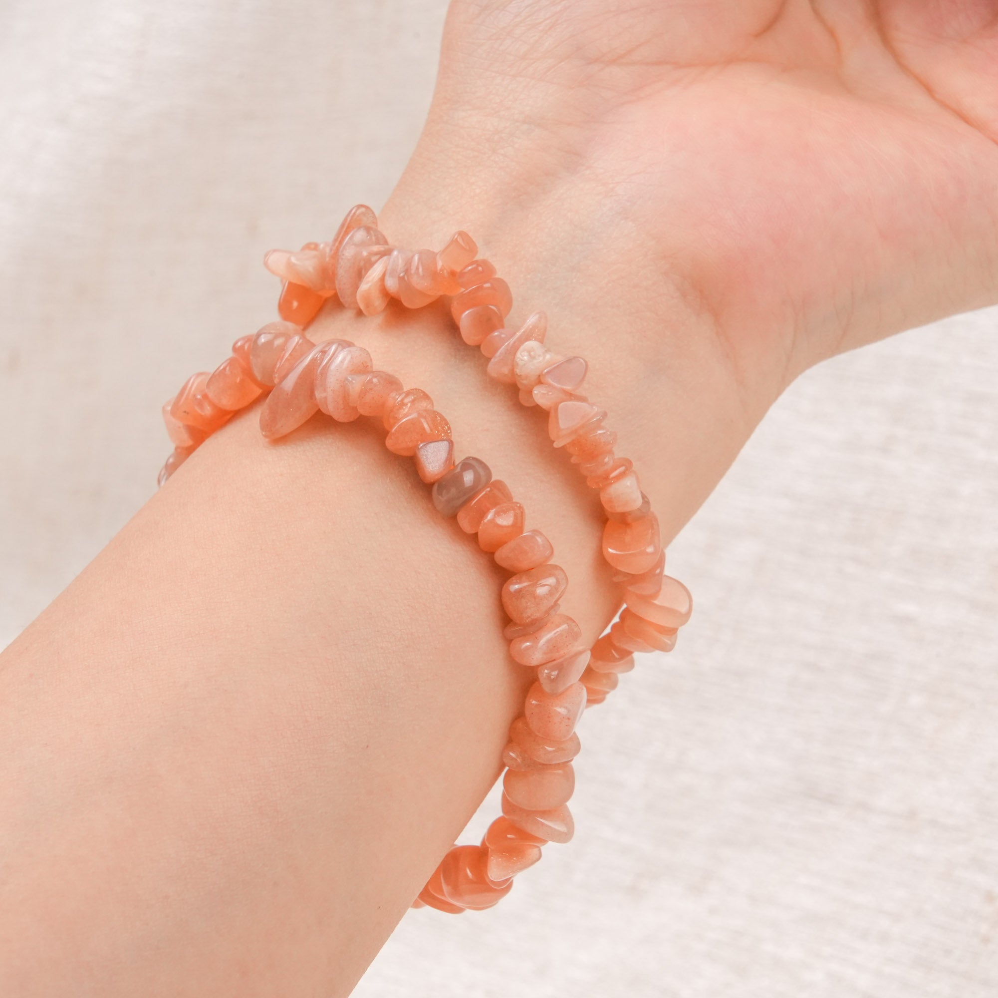 Golden Sun Stone Chip Bracelet